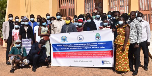 Les jeunes leaders d’associations confessionnelles du Sahel outillés pour l'oeuvre de la paix