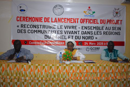 Lancement officiel du projet RECONSTRUIRE : une réponse structurée pour restaurer la cohésion sociale au Burkina Faso